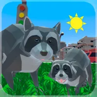 Raccoon Adventure: City Simulator 3D